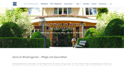 Desktop Screenshot of bindersgarten.ch